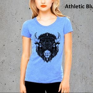 Buffalo Graphic Tee Print T-Shirt American Apparel